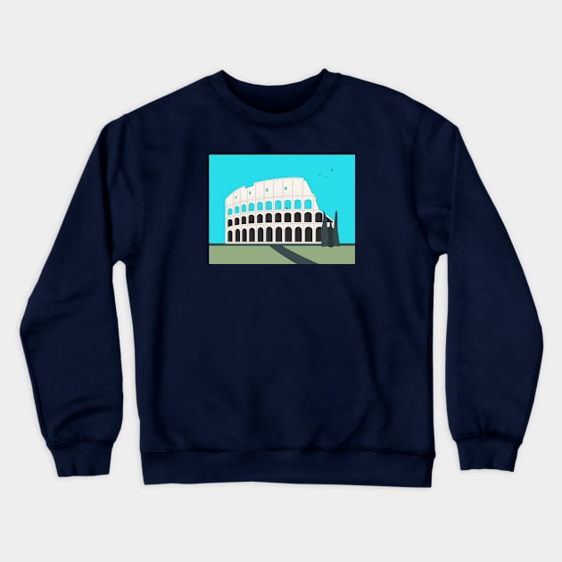 Colosseum, Rome, Italy Crewneck Sweatshirt by lymancreativeco